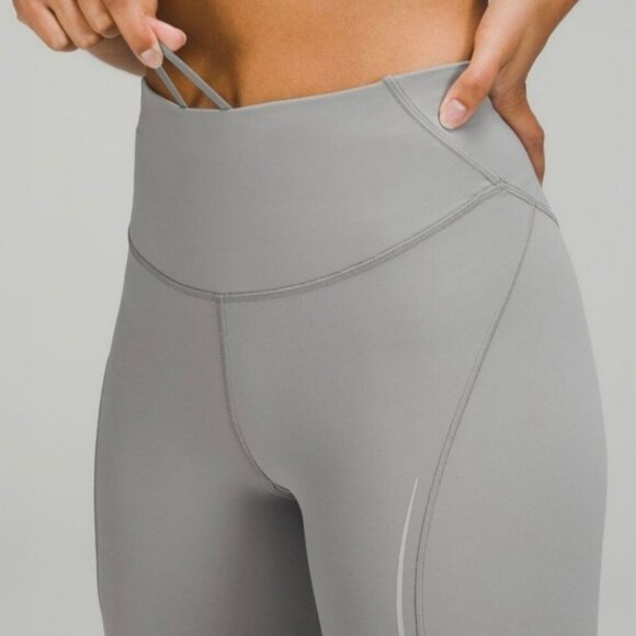 Nwot Lululemon Base Pace HR crop 23” Reflective size 0 - Picture 4 of 10